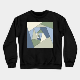 Geometric Layers Crewneck Sweatshirt